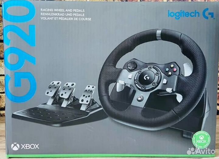Руль logitech g920 для Xbox Новый