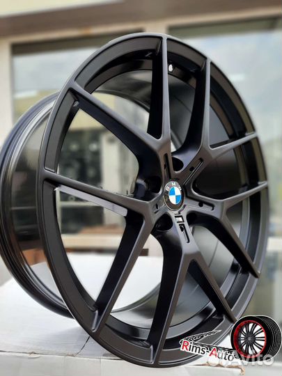 Одноширокие диски на BMW r18 5x120 чёрный матовый
