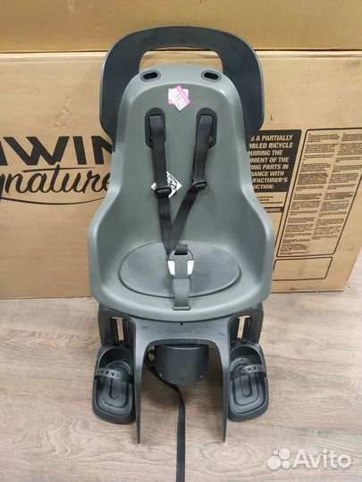 Детское велокресло Bobike GO Maxi Frame Grey