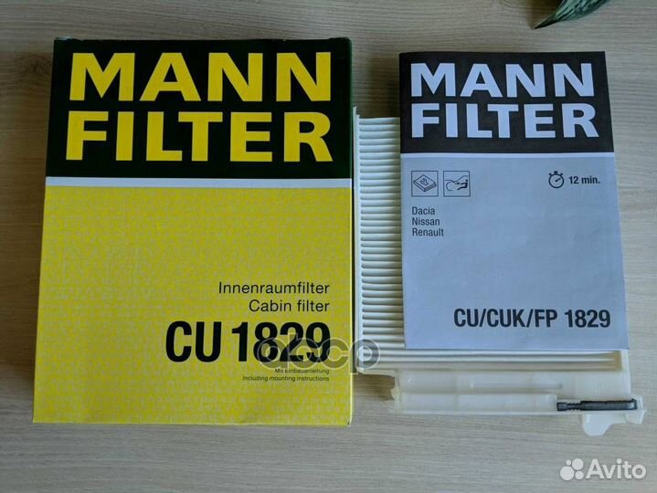 Фильтр салона CU 1829 mann-filter