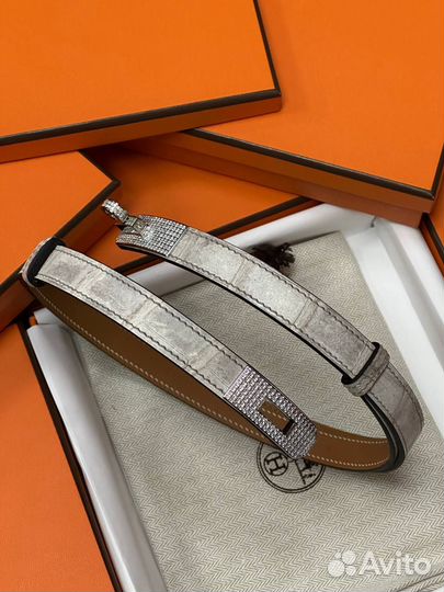 Ремень Hermes кожаный