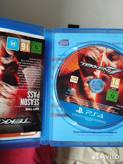 Диск tekken 7 ps4