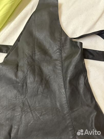 Жилет кожаный