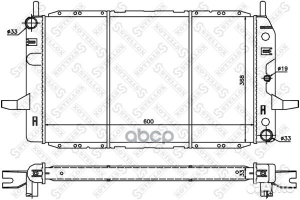 10-25819-SX радиатор системы охлаждения Ford S