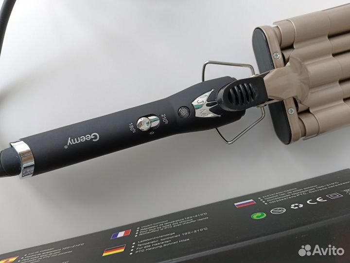 Плойка для волос пятиволновая