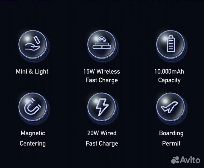 Awei P159K Мини Магнитный внешний аккумулятор