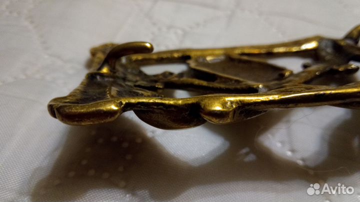 Бляжка Пряжка Пряха Охотничия Старинная СССР