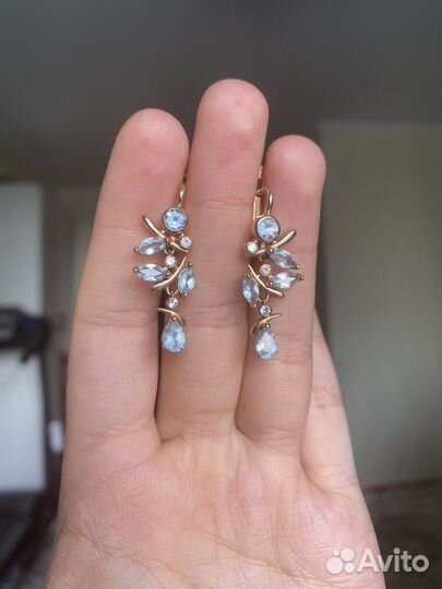 Золотые серьги