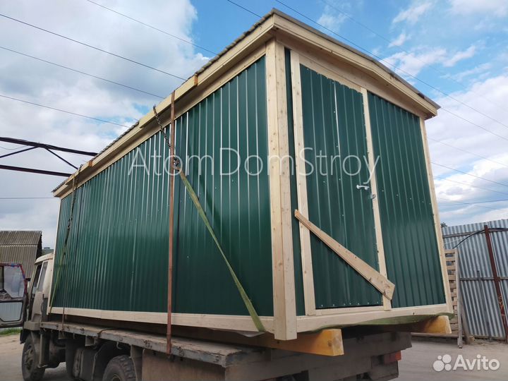 Бытовка дачная новая. Электрика в подарок