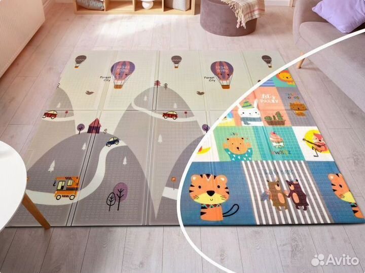 Детский коврик для ползания новый