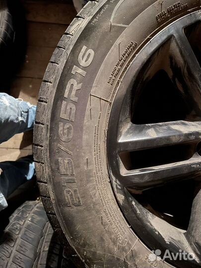 Литые диски r16 5x114 3 с резиной