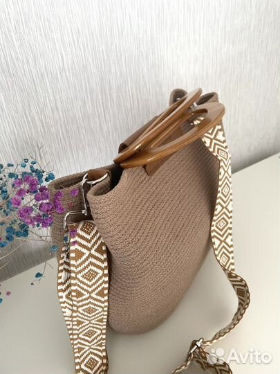 Сумка из хлопкового шнура