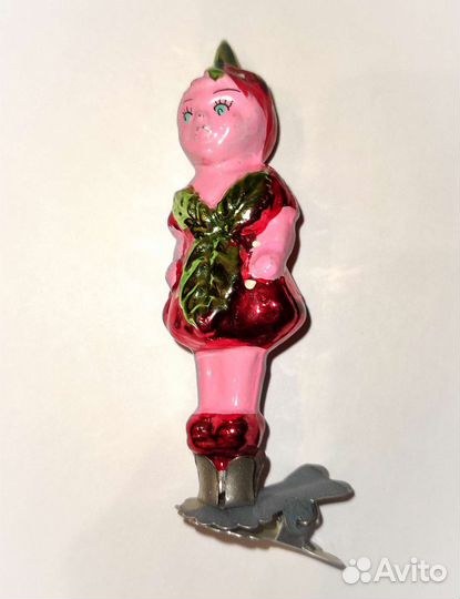 Ёлочная игрушка Клубничка, Чиполлино