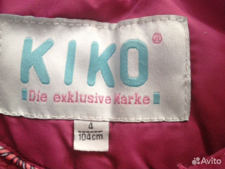 Зимний костюм на девочку 104