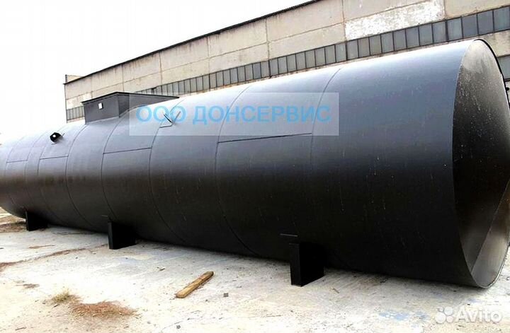 Резервуар горизонтальный стальной ргс 165 м3