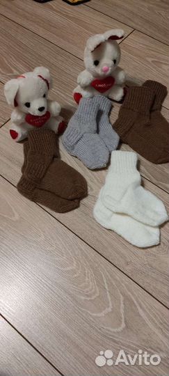 Носочки детские вязаные