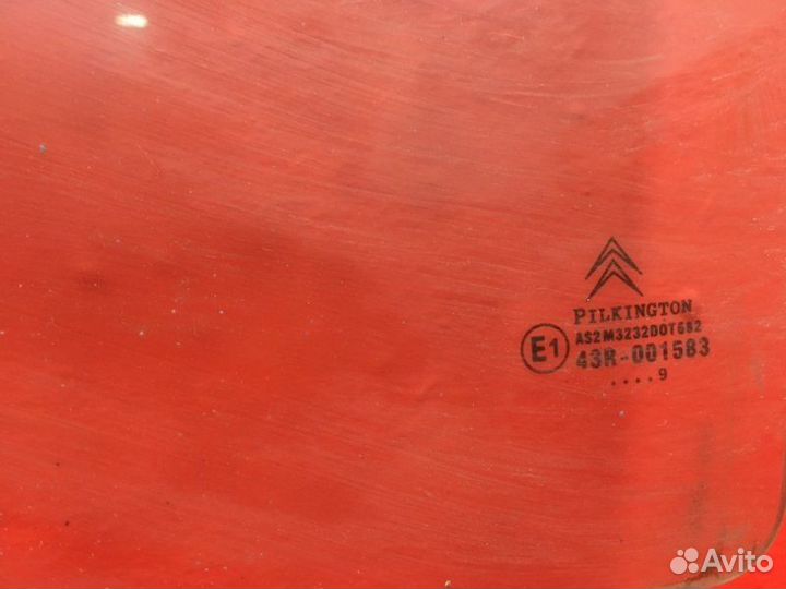 Стекло двери заднее левое Citroen C3 Picasso 1 EP3