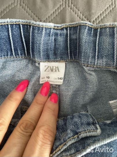 Джинсы Zara для мальчика 140