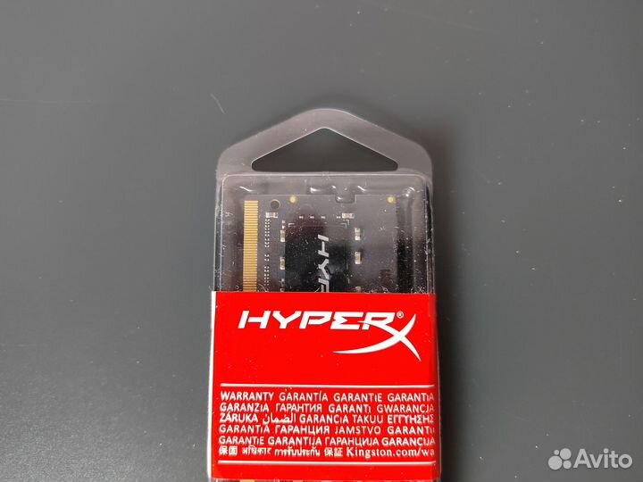 DDR4 8 GB 3200 mHz Kingston HyperX Fury sodimm