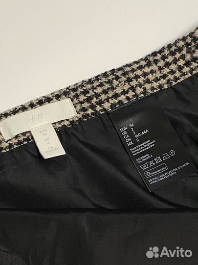 Юбка твидовая H&M XS