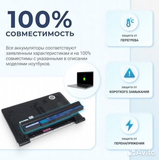 Аккумулятор для Lenovo V4000-4S1P (L14S4A01) 14.4V