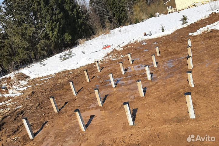 Жб сваи. Фундамент под ключ. Забивка свай