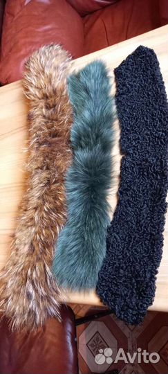 Меховые воротники натуральные/разные