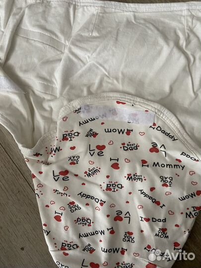 Пеленальный конверт на липучках