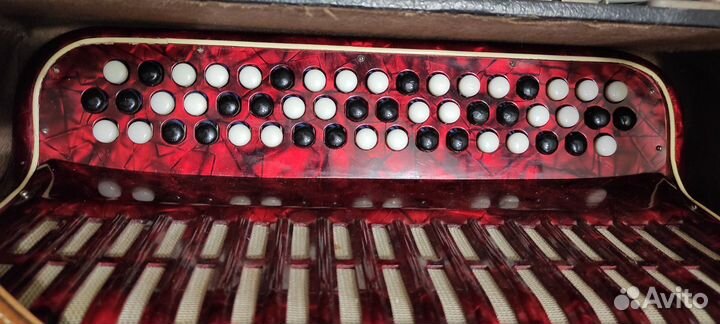 Баян трехрядный Weltmeister 40-50 годы