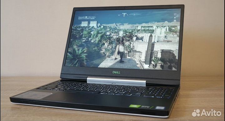 Ноутбук dell / i7 / rtx2060 / 32gb