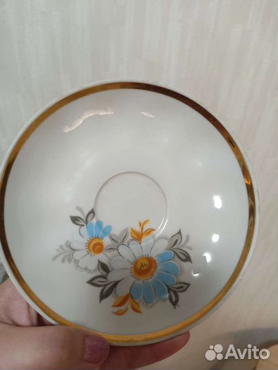 Чайные блюдца СССР 5 шт