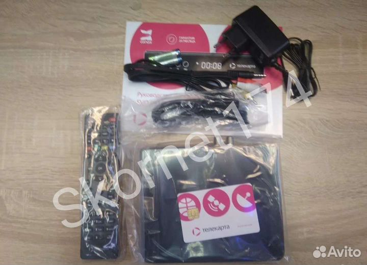 Ресивер EVO 09HD с картой доступа Телекарта, новый