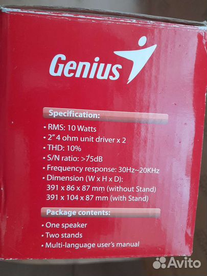 Колонка 10 ватт Новая