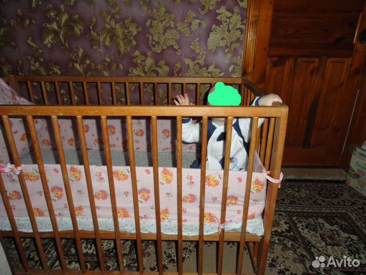 Кроватка+бортики+горка для купания+подушка