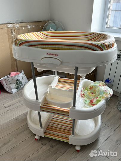 Ванночка-пеленальный столик mothercare