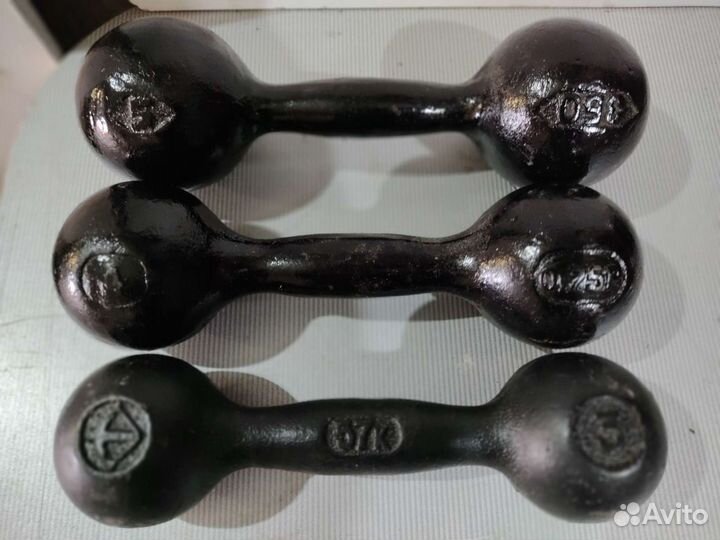 Гантели 3-4-5-кг ссср, парные