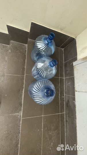 Бутылка для воды 19 литров с пробкой