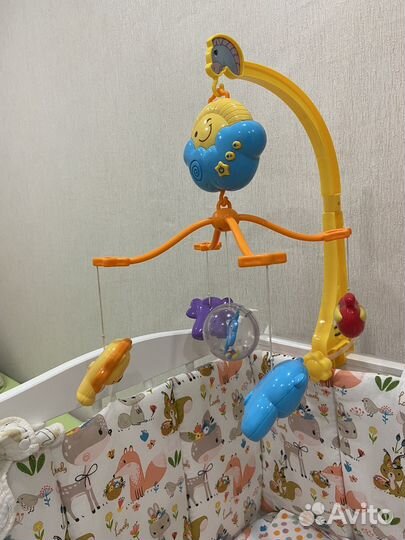 Развивающий коврик и мобиль