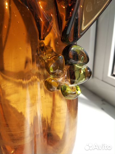 Ваза цветное стекло