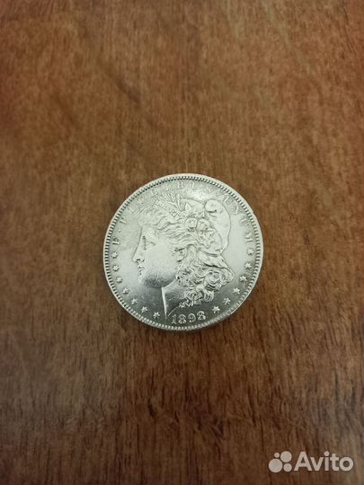 Монета доллар Моргана США 1898