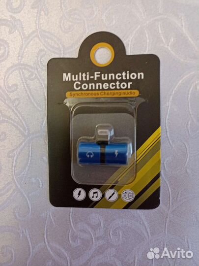 Переходник для зарядки и наушников iPhone