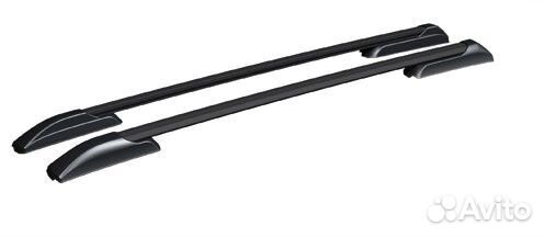 Рейлинги продольные на крышу Kia soul 2019- черный