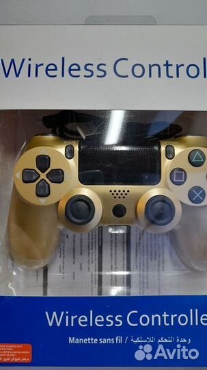 Геймпад для ps4 золотой