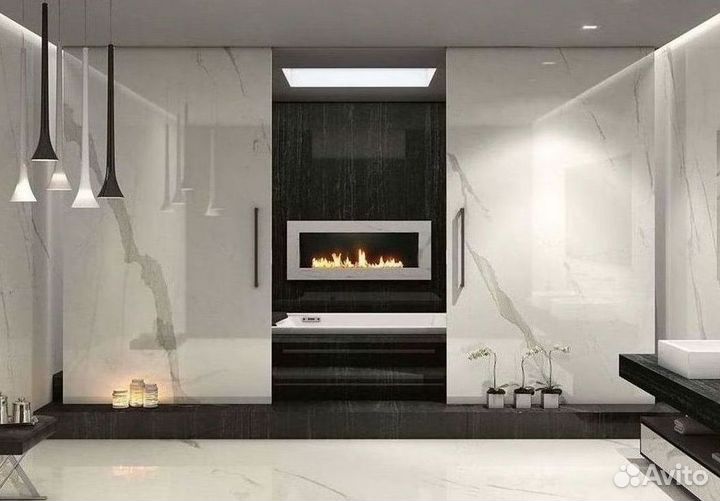 Камин из мрамора Волокас