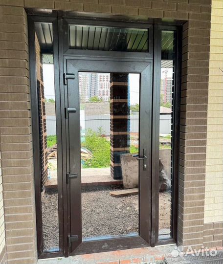 Пластиковые двери входные