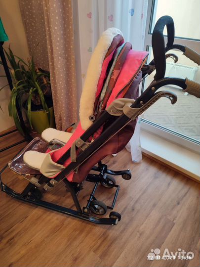 Коляска-санки Nika 7-3 сканди