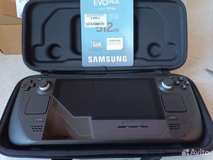 Valve steam deck 64 gb + 512gb microsd samsung EVO