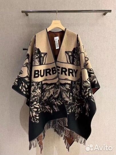 Пончо burberry кашемир весна