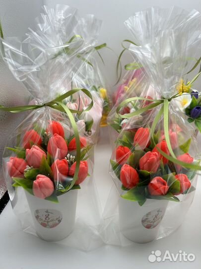 Букеты из мыла 8марта