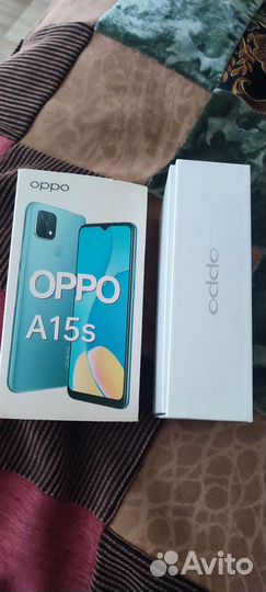 Пустая коробка от телефона Oppo A15s для розыгрыша